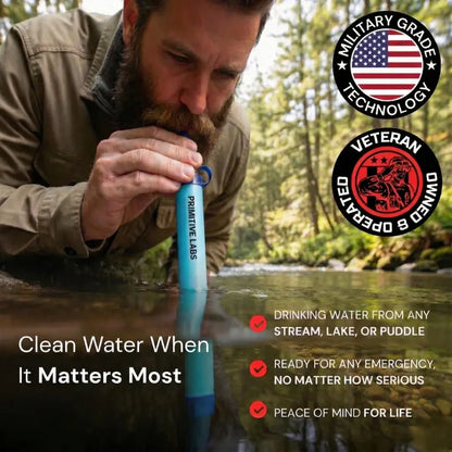 HYDRA-X1 Water Filter Straw (400 gal)